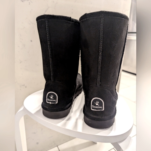 Black Bearpaw Elle Snow Boots 7 - Picture 7 of 9